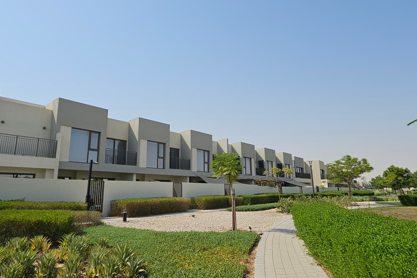 Delivered Emaar South townhouses — real photo